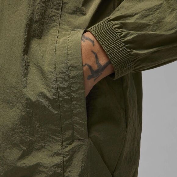 Air Jordan Undefeated Olive Green Windbreaker Jacket - Picture 6 of 12